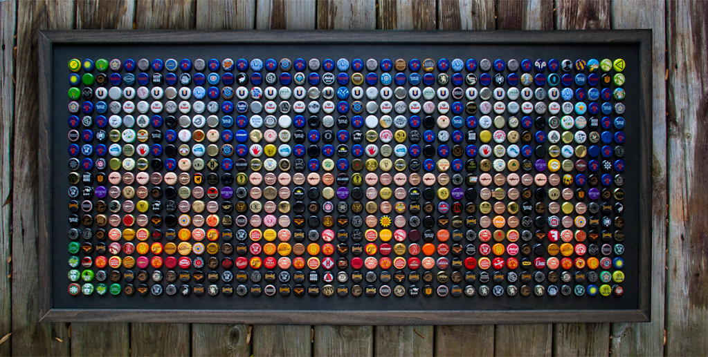 Bottle Cap Beer Sign